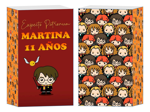 Bolsita Golosinera Harry Potter Personalizada X 15 Unidades