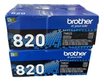 Comprar Pack De 2 Cartuchos De Toner Brother Tn820 Original Negro