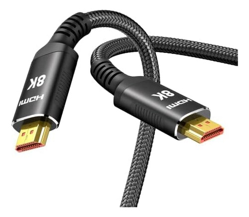 Snowkids Cable Hdmi 8k Cable Trenzado Hdr/earc/3d Hdcp 2.2