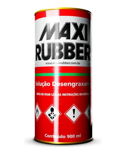 Solução Desengraxante Remoção Resíduos Maxi Rubber 900ml