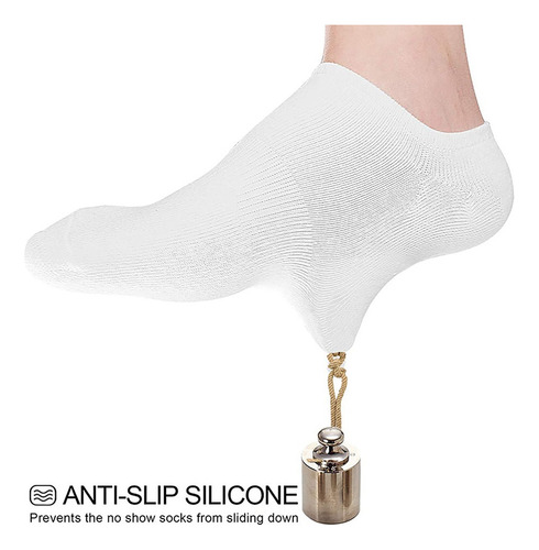 8 Pares De Calcetines Tobilleros De Corte Bajo Para Zapatill