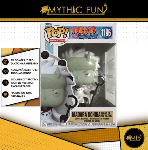 Funko Naruto Shippuden Madara Uchiha (sage Of Six Path) 1196 (Usado)