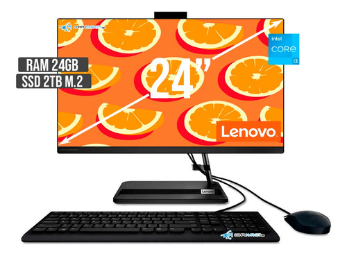 Todo En Uno Lenovo Aio Intel Core I3 1215u Ssd 2tb+ Ram 24gb