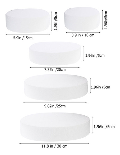 Modelo De Tarta Falsa De 5 Piezas, Multifunción, Modelo De T