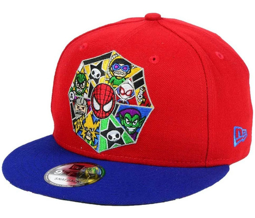 Gorra Snapback Spiderman Rojo