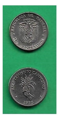 Grr-moneda Panamá 2 1/2 Centésimos De Balboa 1973 - F. A. O.