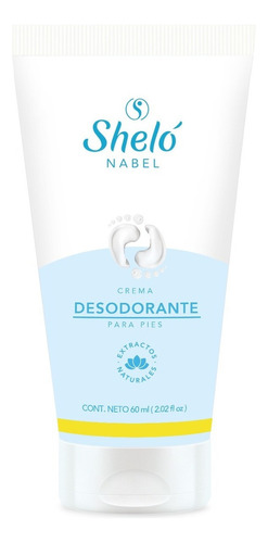 Crema Desodorante Para Pies Con Extractos Naturales 60ml