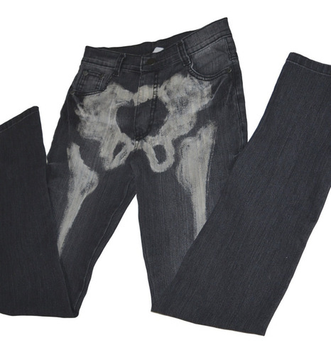 Imagen 4 de 6 de Jean Niño Esqueleto Huesos Elastizado Halloween Chupin T12