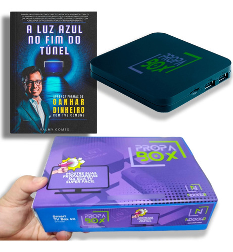 Kit C/ 3 Propabox + Livro Ganhar Dinheiro Com Mídia Indoor