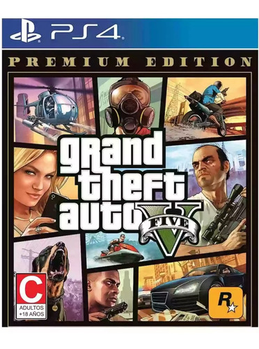 Grand Theft Auto 5 Gta V Premium Edition Fisico Ps4