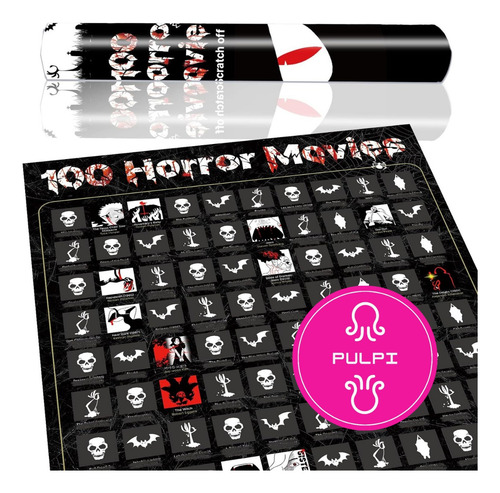 Poster Top 100 Peliculas De Terror Rascar Raspar Tik Tok