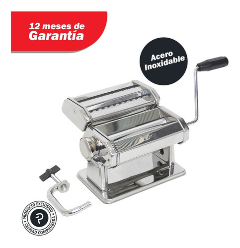 Imagen 2 de 9 de Maquina Fabrica Pastas Masa Tallarines Fideo Aceroinoxidable