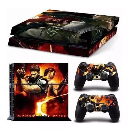 Skin Adesivo Playstation 4 PS4 FAT RESIDENT EVIL REMAKE