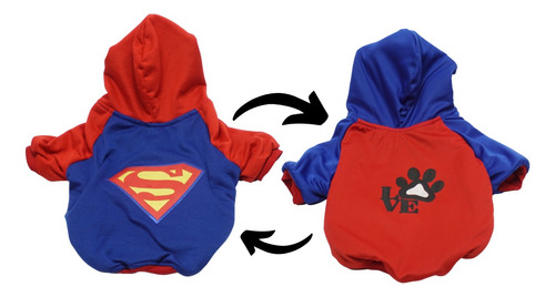 Chaqueta Beisbolera Doble Fax Super Pets Talla S