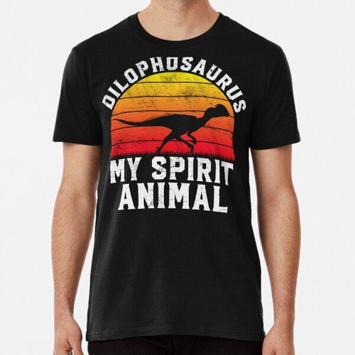 Remera Dilophosaurus Es Mi Animal Espiritual - Amantes De Lo