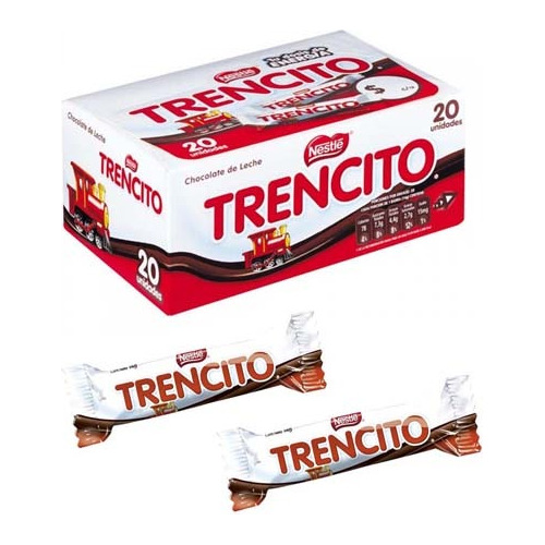 Caja Chocolate Nestlé Trencito (caja 20 Unidades) 14g C/u