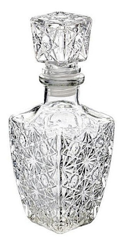 Licorera Diamante Chica 250ml Vidrio Cristal Envase