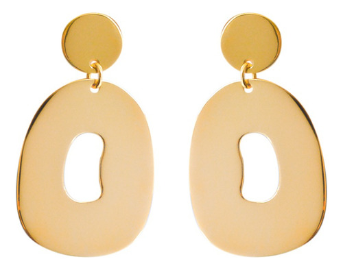 Aretes Alana Tumbiko Joyeria Artesanal En Baño De Oro 14k