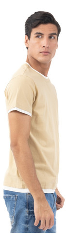 Playera 100% De Algodón Para Hombre Quarry Cuello Redondo