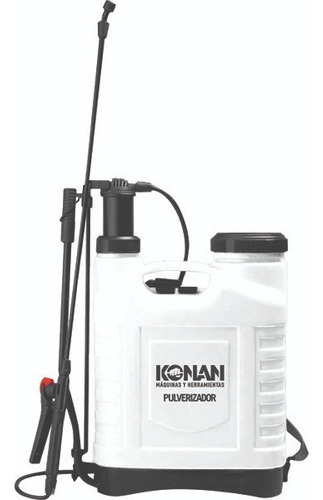 Pulverizador Manual Konan 18 Lts Color Blanco