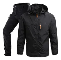 Comprar Conjunto De Jaqueta Militar Masculina E Calças Táticas De Lã