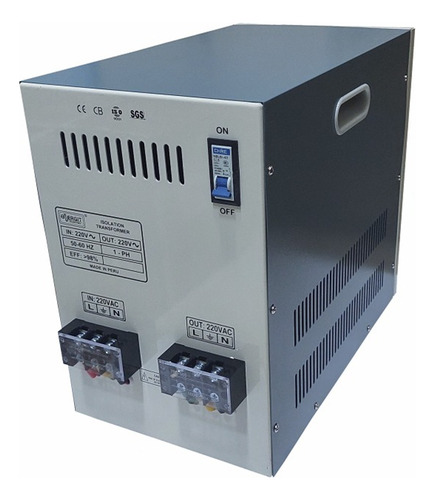 Transformador Aislamiento 10000w 220v/220v, 10kva - Digital