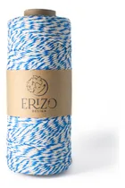 Comprar Hilo Algodon Bicolor Azul Rollo Grande 250mts Packaging Deco