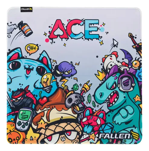 A.C.E MAKESTAR ラキドロ コンプリート セット Mousepad Gamer Fallen Ace Control Estampado Colorido Grande