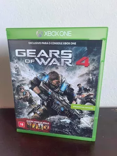 Jogo Gears Of War 4 Português Game Xbox One Mídia Física Br