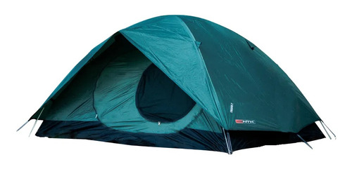 Barraca de Camping Impermeável Para 2 Pessoas Takoma Verde e Preto Nautika