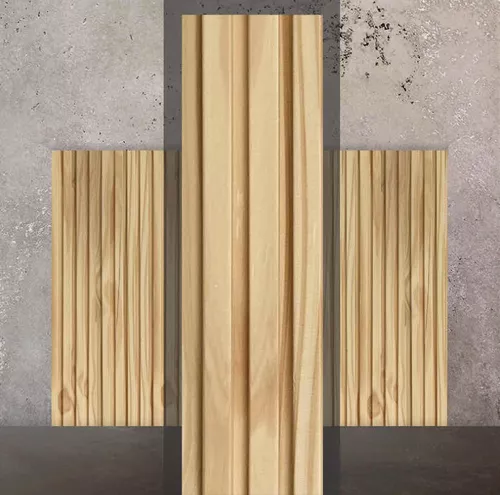Revestir una pared con listones de madera