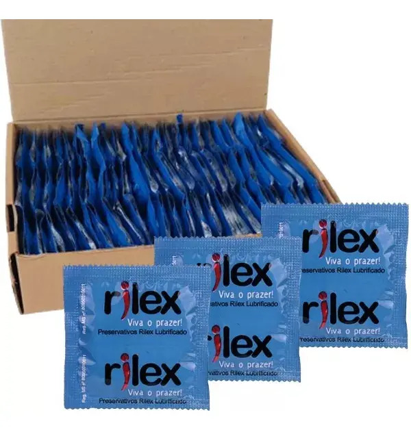 Camisinha Rilex Preservativo Lubrificado Caixa 144 Unidades