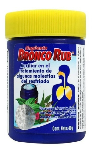 Bronco Rub Unguento Resfriado 40g