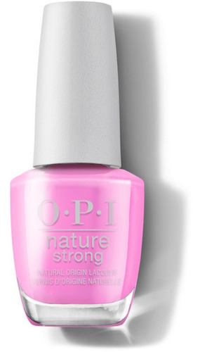 Opi Nature Strong Vegano Emflowered Tradicional X 15ml Color Rosa Oscuro