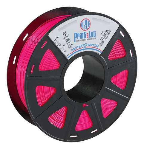 Filamento Para Impressora 3d Pla Fluo Fuscia 1kg Printalot