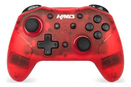Imagen 1 de 1 de Control joystick inalámbrico KMD Wireless Pro Controllers for Nintendo Switch rojo