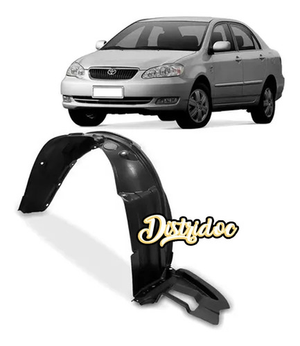 Pasarrueda Guardaplas Toyota Corolla 2002/07 Derecho Acompañ