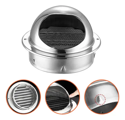 comprar Grade Tampa Entrada De Ventilação Exaustor De Ar 100mm