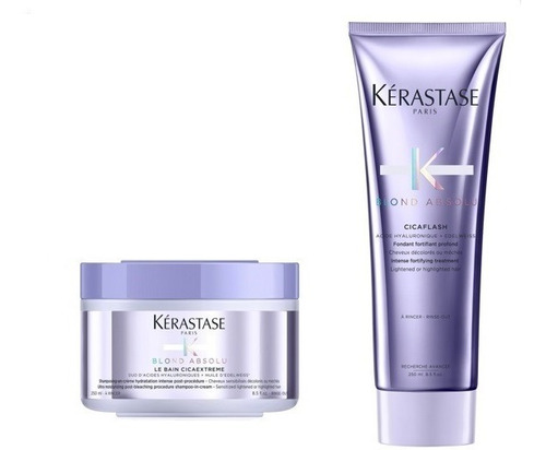 Blond Absolu Bain Cicaextreme Y Crema Cicaflash Kerastase