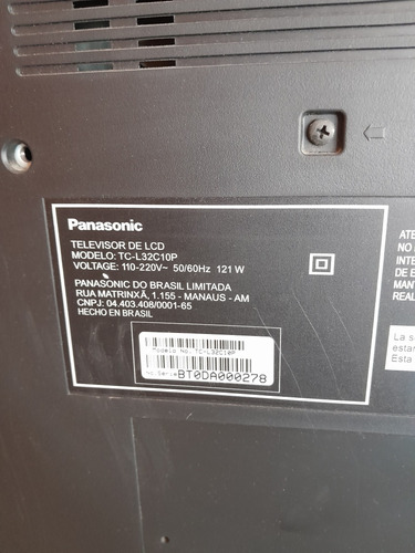 Tv Lcd 32  Panasonic