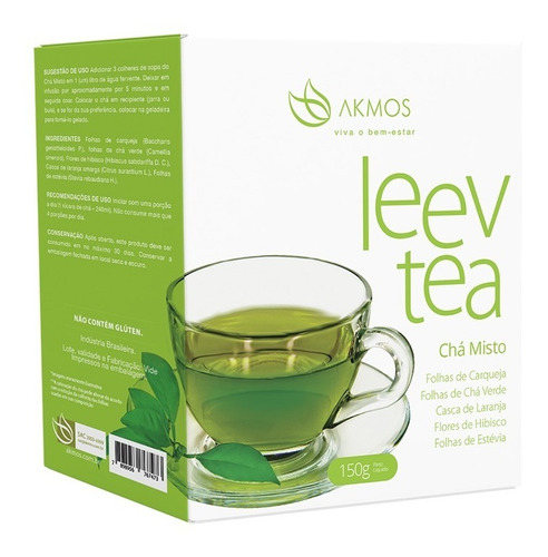 Chá Misto  Leev Tea  Akmos - 150 G