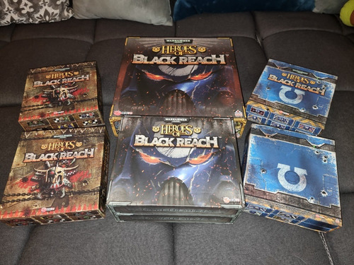 Juego De Mesa Heroes Of Black Reach War Hammer Kickstarter