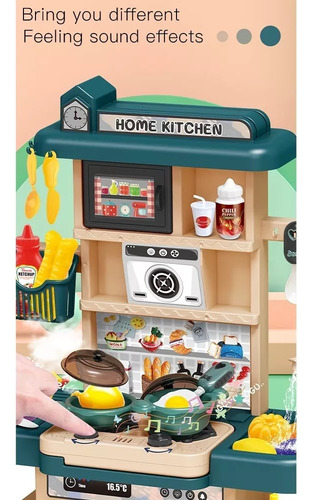Juego De 43 Piezas De 74 Cm De Mesa De Juguetes De Cocina