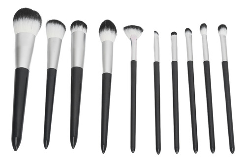 Set De 10 Brochas Para Maquillaje, Corrector En Polvo Y Somb