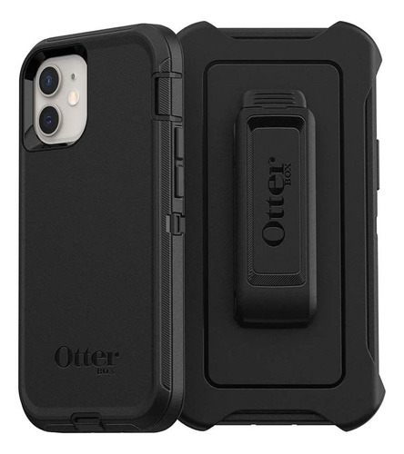 Otterbox Defender para iPhone 13 Pro, Pro Max, Mini Heavy Use, cor preta, iPhone 12 mini/13 mini