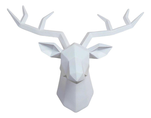 Deer Head Resin Wall Hanging Sculpture