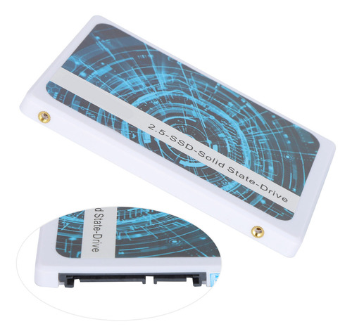 Unidad Ssd Bu King De 2,5 Pulgadas, Plástico Blanco De Alta