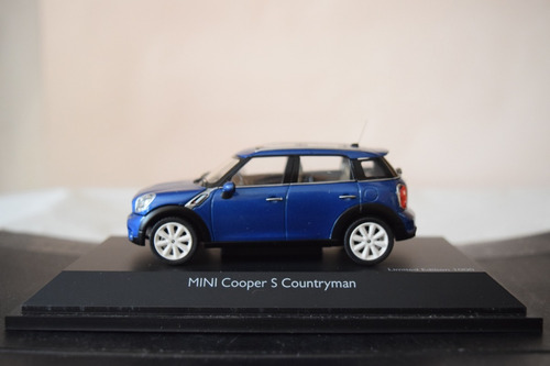 Mini Cooper S Countryman Azul Schuco 1/43 C/caja 