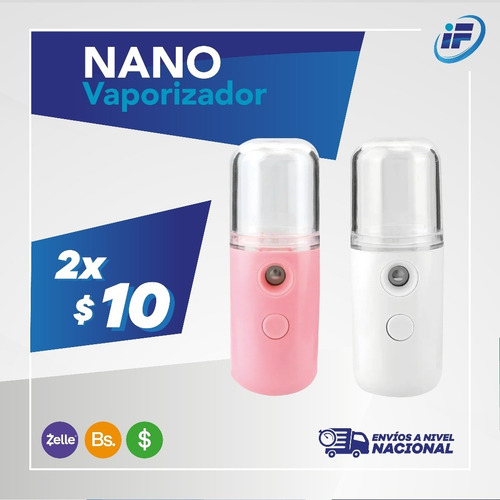 Spray Nano Vaporizador Sanitizante Humificador Desinfectante