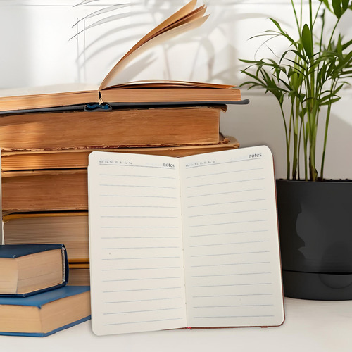 Mini Cuaderno Portátil Con Banda Elástica, Tamaño De Bolsill